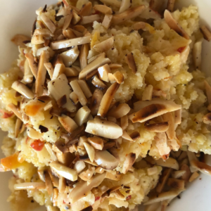 Warmes Hirsefrühstück